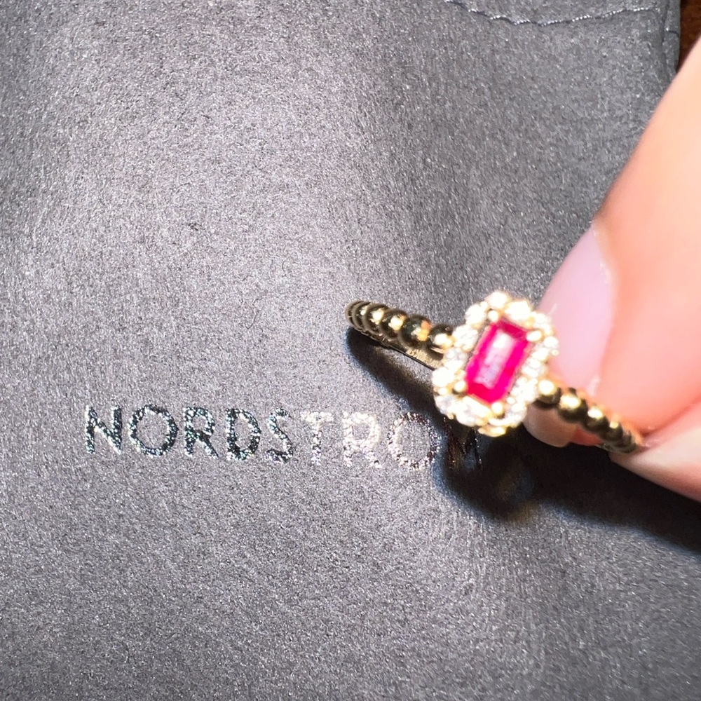 Bony Levy El Mar Ruby & Diamond Stackable Ring In… - image 5